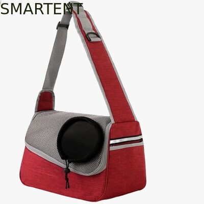 36*19*12CM Unisex Durable Washable Non toxic Lovely Durability Gray Oxford Pet Outing Shoulder Bag proveedor