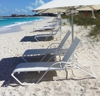 Ocioso plegable ligero blanco plegable apilable de la playa del moho anti del sillón de la playa proveedor