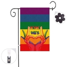 gay de encargo Pride Garden Banner del arco iris de las banderas de playa de la transferencia de calor del poliéster 100D proveedor