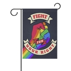 gay de encargo Pride Garden Banner del arco iris de las banderas de playa de la transferencia de calor del poliéster 100D proveedor