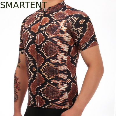 Comprar Jersey que monta personalizado poliéster del diseño de Snakeskin para el montar a caballo de la bici Fabricación en línea
