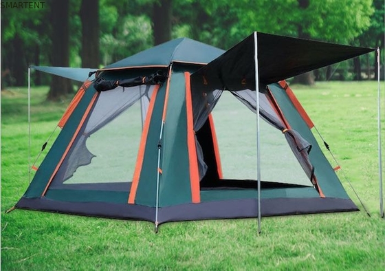 Tenda de campamento automática de poliéster resistente al agua de 205*205*135cm verde proveedor
