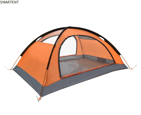 150*210*120cm Impermeable Naranja 210D Poliéster Ripstop Revestido PU3500+ Tiendas de campaña al aire libre Apta para 2 ~ 3 personas proveedor