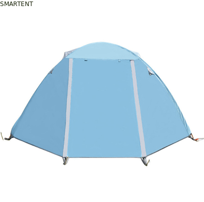 150*210*120cm Impermeable Naranja 210D Poliéster Ripstop Revestido PU3500+ Tiendas de campaña al aire libre Apta para 2 ~ 3 personas proveedor