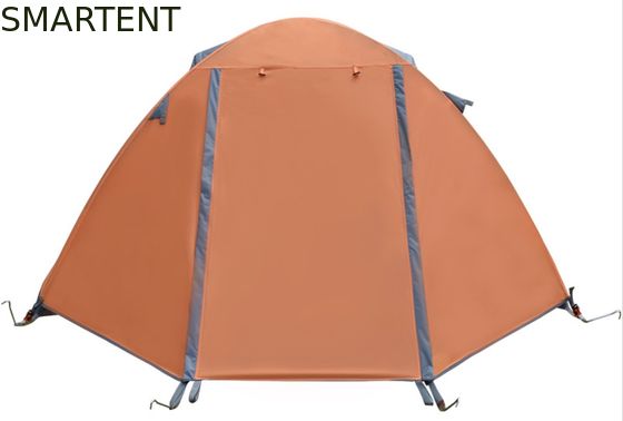 Comprar Tienda de campamento al aire libre 210*180*130cm Color naranja 210D Poliéster Ripstop PU2000mm Revestida para campo de nieve y evento familiar Fabricación en línea
