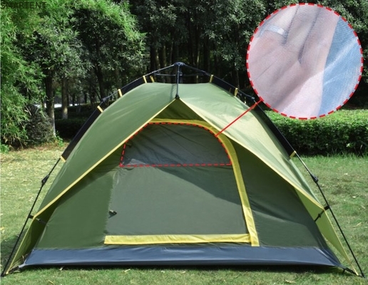 Tiendas de campaña al aire libre Diseño de moda multifuncional automático de fibra de vidrio confortable dosel protector solar e impermeable para 3-4 personas proveedor