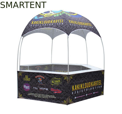 Comprar La publicidad del polvo blanco de la tienda al aire libre del acontecimiento cubrió la cabina del quiosco de Oxford de la sublimación del tinte Fabricación en línea