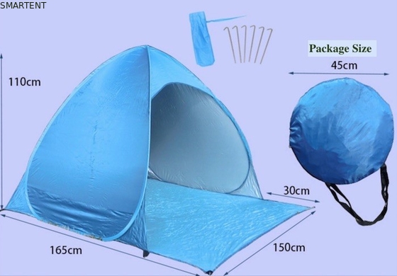 Tiendas de campamento al aire libre duraderas y fáciles de configurar para todas sus necesidades al aire libre Adapta a 2 adultos o 3 niños Protección UV50 Diversos colores disponibles proveedor