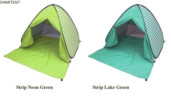 Tiendas de campamento al aire libre Tienda de playa automática de tamaño más grande recubierta de plata de 190T de poliéster 165 * 200 * 130cm a prueba de sol con UV 50 proveedor