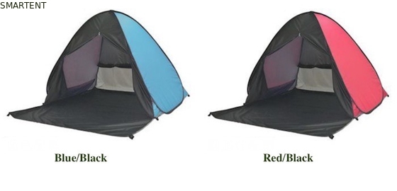 Tiendas de campamento al aire libre Tienda de playa automática de tamaño más grande recubierta de plata de 190T de poliéster 165 * 200 * 130cm a prueba de sol con UV 50 proveedor