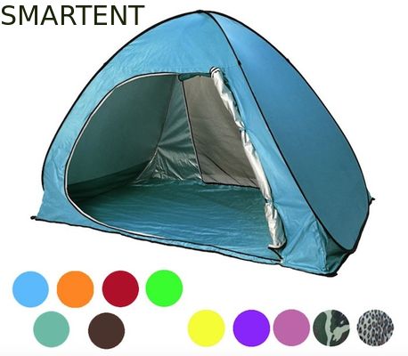 Comprar 165*200*130cm Tienda de campamento al aire libre para 2 personas azul resistente al agua resistente a los rayos UV 190T refugio emergente Fabricación en línea