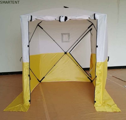 200*200*200MM Tiendas de trabajo para exteriores de doble color impermeables en PU recubiertas en poliéster 200D Oxford proveedor