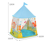 Tienda al aire libre Lion Pattern Kids Tepee de impresión plegable de la casa del juego del festival que acampa proveedor