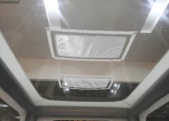 Tienda de campamento inflada rectangular blanca 400D Oxford Air Pole Tienda aislada L3XW2XH2.2M proveedor