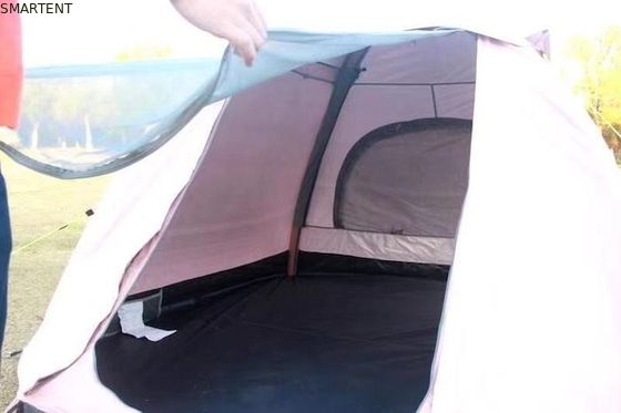 Campiñismo rosa carpa de palo inflable PU3000mm carpa de campamento inflable 3 personas proveedor
