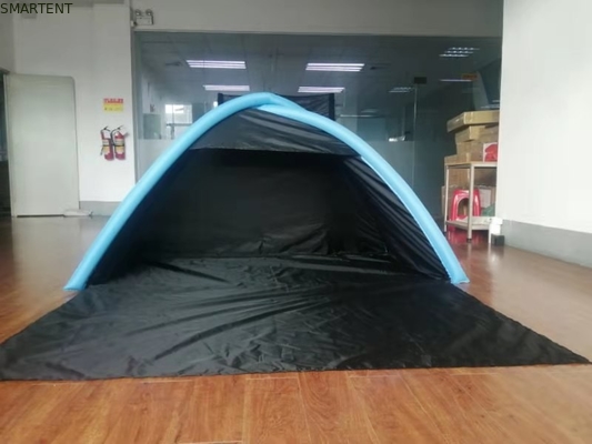 Negro poliéster 190T 2 hombre de playa inflada tienda de campamento de la tienda de playa proveedor
