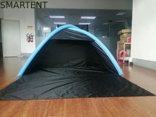 Comprar Negro poliéster 190T 2 hombre de playa inflada tienda de campamento de la tienda de playa Fabricación en línea