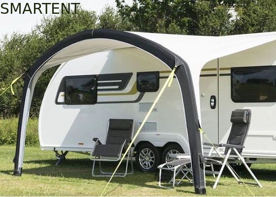 Comprar Tiendas de campaña para vehículos PU3000MM impermeables para cuatro estaciones 190T Polyeseter RV toldo lateral 300x250x270CM Fabricación en línea
