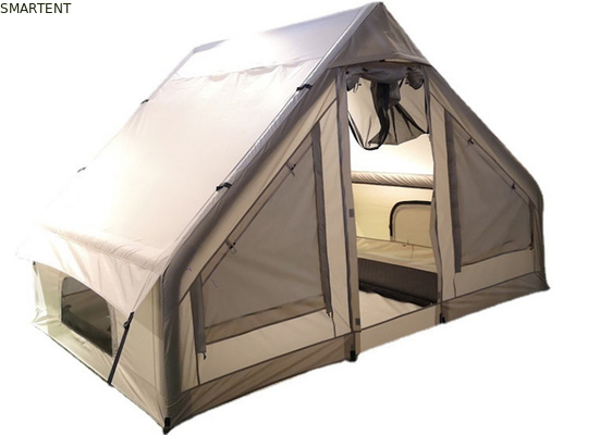 Al aire libre 300X200X200CM Canvas Inflable tienda de campamento Casa de campaña Doble capa de algodón beige proveedor