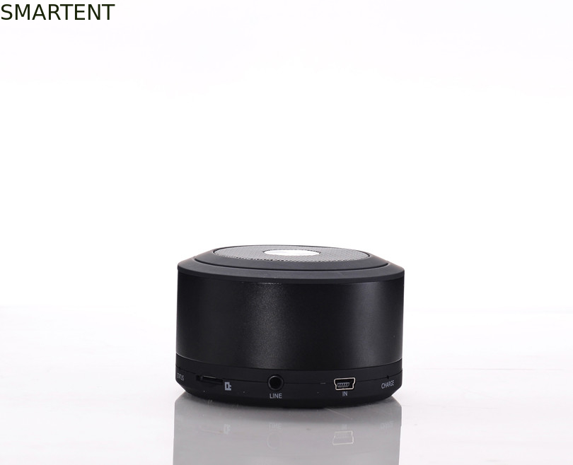 caja de sonidos de Smartphone de la ronda del negro de 650mAh Mini Cube Bluetooth Speaker Wireless proveedor