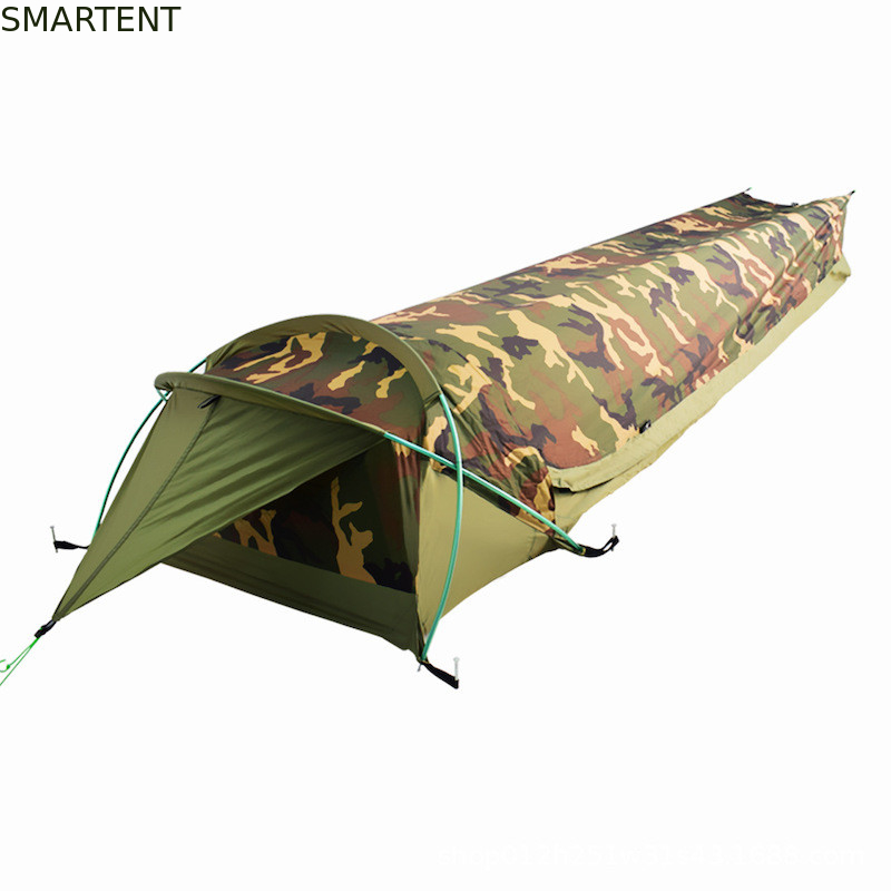 230*60*35CM Tiendas de campamento al aire libre Tienda de túnel camuflado portátil para 1-2 personas Impermeable y fácil de transportar proveedor