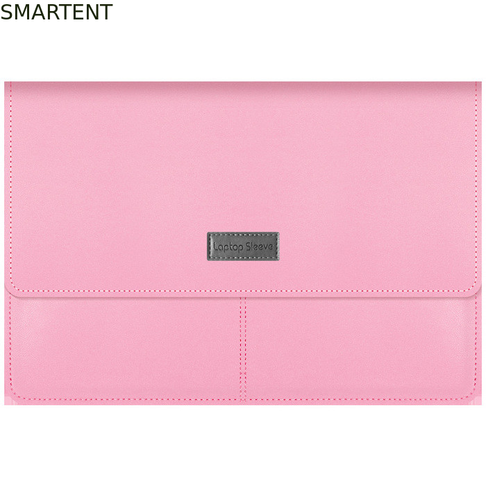 13' 'Pink PU Protector de bolsas de eslingas de cerradura con tapa Velcro para portátil Protector de portador proveedor