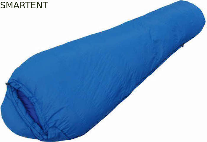 210 * 72CM 190T de poliéster Logotipo personalizado de la momia de la montaña sacos de dormir para el clima frío proveedor
