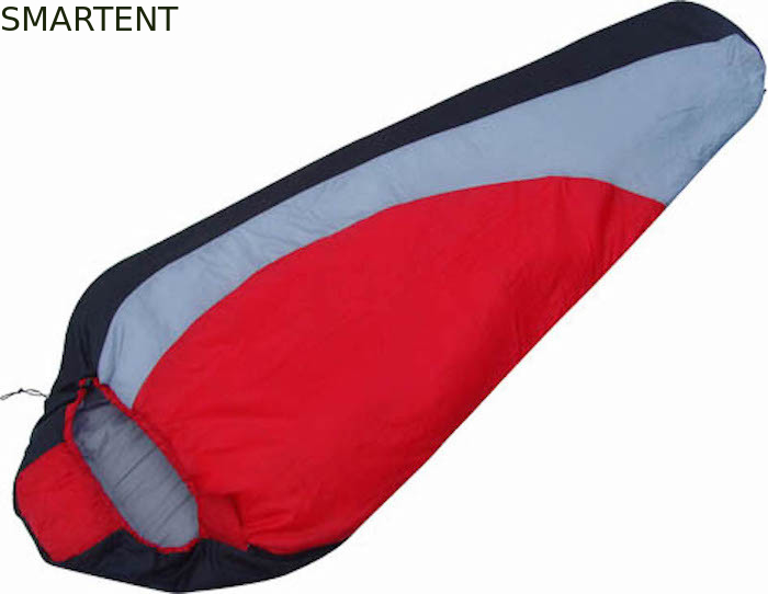 Color doble 210 * 72CM 190T diseño de poliéster de momias bolsas de dormir Impresión o etiquetado de logotipos proveedor