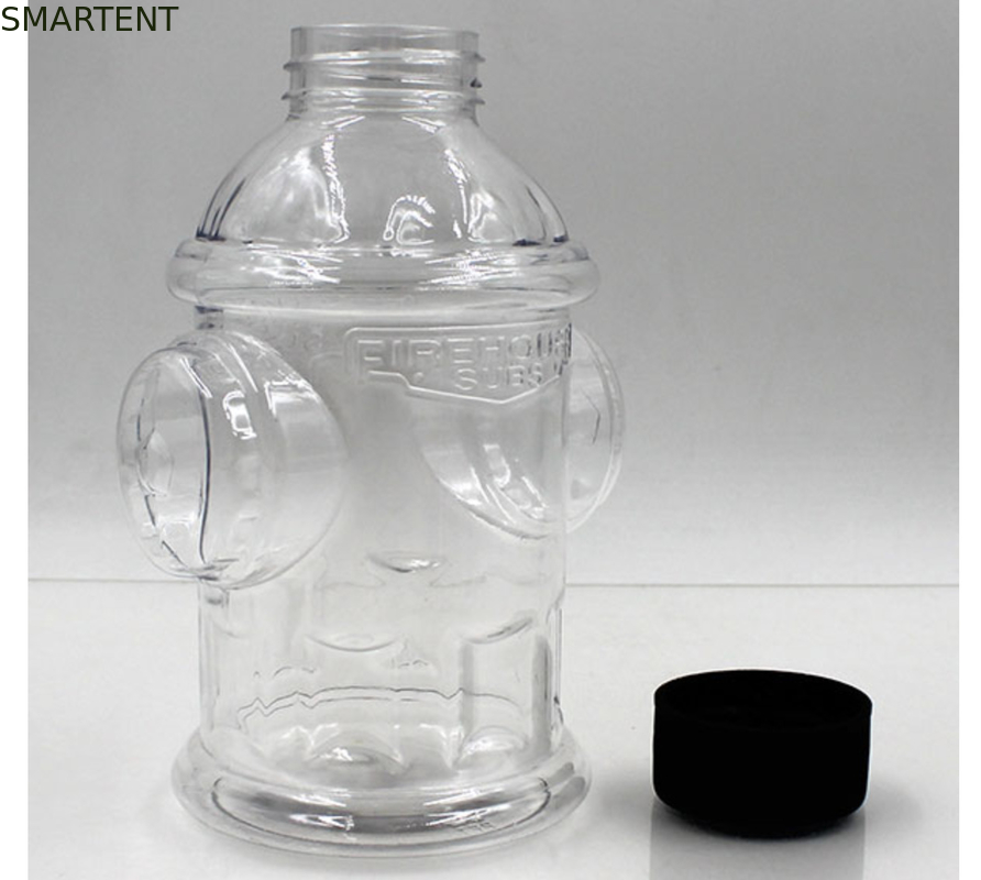 300ml ACARICIAN las botellas de agua transparentes del entrenamiento que el gallo único del fuego formó el frasco líquido del agua plástica proveedor