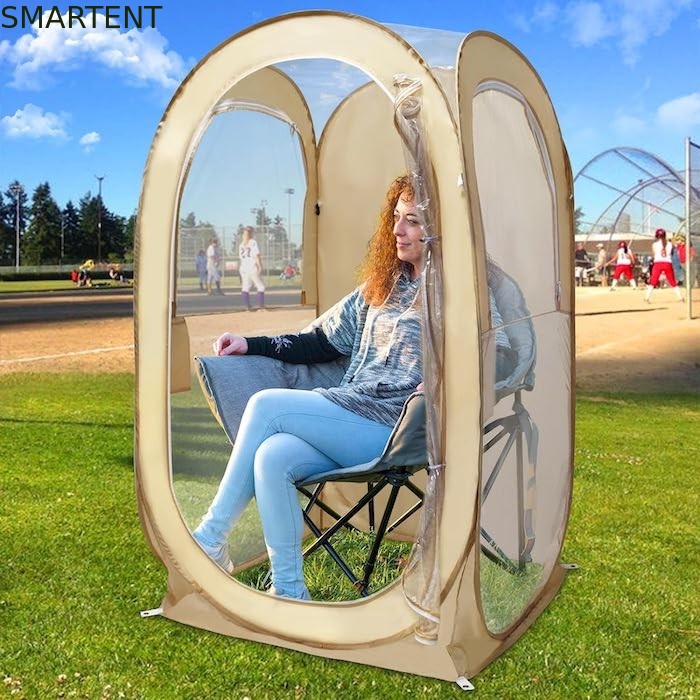 35*35*60 pulgadas Beige impermeable a los rayos UV Protegido Pop Up Tiendas Deportivas Con Fácil Instalación Incluye Carrying Bolsa de estacas Cuerdas proveedor