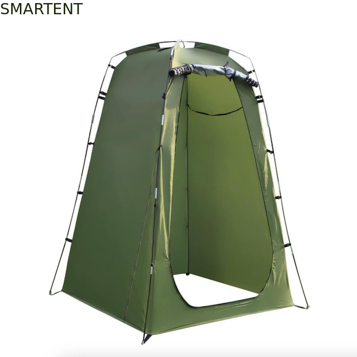 120*120*180CM Color Verde Plata Revestida Poliéster Pop Up Tienda de privacidad a prueba de agua Para eventos al aire libre en la playa proveedor