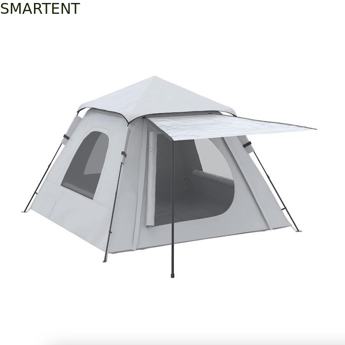 118*118*78.75 pulgadas 2-3 Personas Impermeable Automática Pop Up Camping Tent con postes de fibra de vidrio y ventanas de malla proveedor