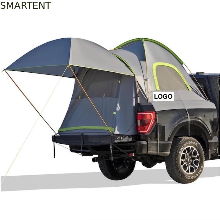 90.5 x 63 x 67'Inch 2 Personas Personalizaciones Verdes Impermeable PU2000 Poliéster Ligero Carpa de camioneta portátil proveedor