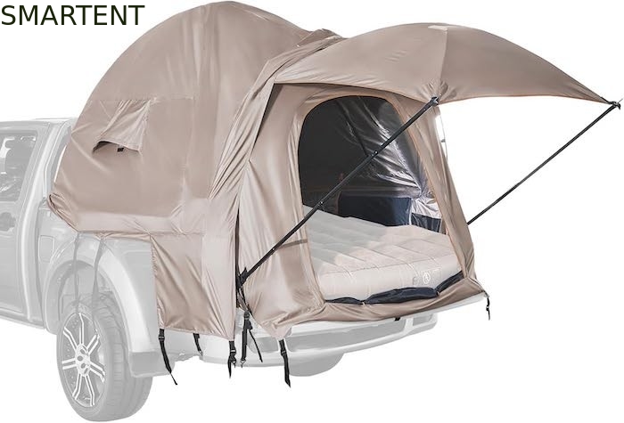82.7*66.9*66.9 pulgadas Khaki 210D Plata Revestida de poliéster tienda de camioneta con ventanas ventiladas para acampar al aire libre proveedor