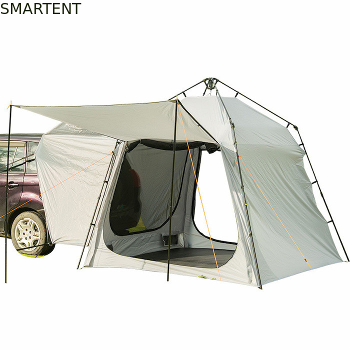 220*220*195CM Fibra de vidrio para 4 personas Gris PU2000MM Poliéster 210D SUV Tienda de campamento a prueba de agua con protección UV fácil de configurar proveedor