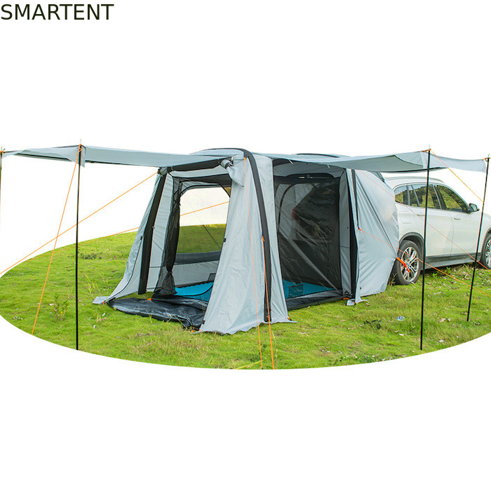 149.6*70.8*70.8 pulgadas Grigio Impermeable PU2000MM Revestido de poliéster 210D espaciosa carpa de acampada SUV con protección UV proveedor