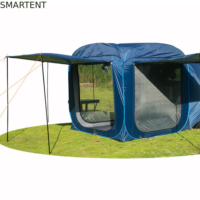200*200*196CM Plata recubierta 210T Pop UP tienda de campaña SUV con diseño a prueba de agua y malla de protección UV ventanas proveedor
