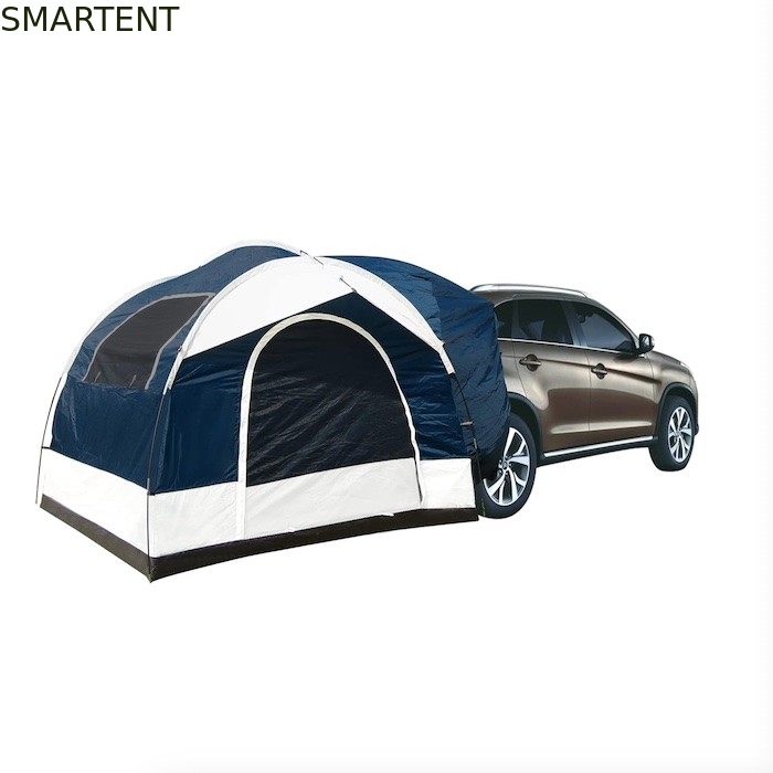 2.44*2.44*2.19M 6 personas azul impermeable poliéster recubierto carpa de acampada con 2 ventanas 4 Temporada de instalación rápida proveedor