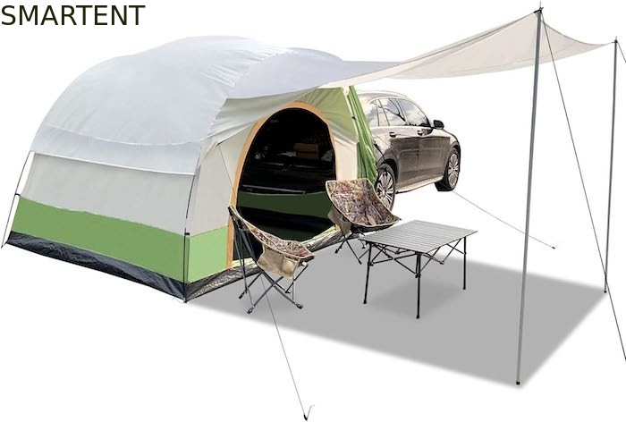 8.2*8.2*6.6Ft Dual Color Impermeable PU3000MM Revestido de poliéster 210T Todas las estaciones Vehículo tienda de campamento Fácil de configurar proveedor