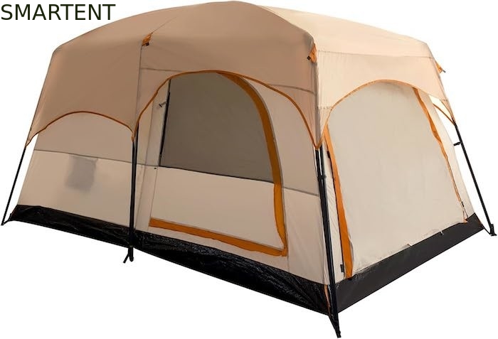 4-persona 3.3*2.1*1.85M al aire libre todo tiempo Khaki impermeable recubierto de poliéster 2-House Design tienda de campamento proveedor
