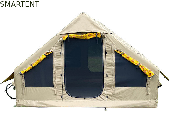 395*300*200CM Inodoro Khaki Oxford 600D PVC 4-8 Personas Resistente a los rayos UV En el aire libre proveedor