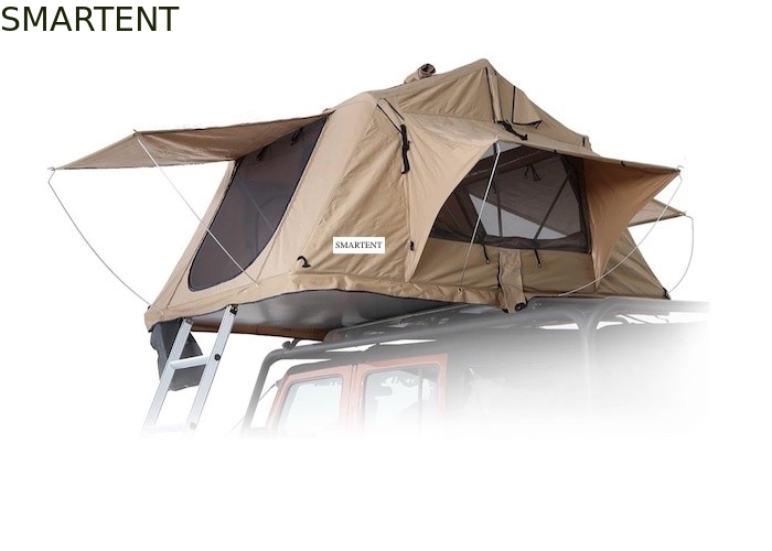 2 ~ 4 personas impermeable 600D de trabajo pesado Rip Stop Poliéster Techo de la tienda de campaña superior con rápida 15 minutos de configuración y protección UV proveedor