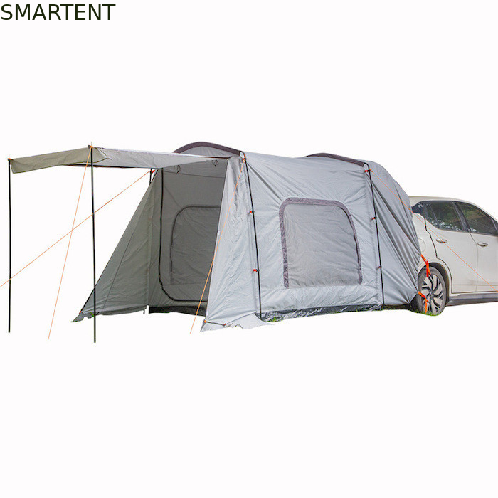 260*180*190CM impermeable PU2000MM recubierto gris 210D poliéster toda temporada tienda de techo familiar con dos puertas y ventanas proveedor