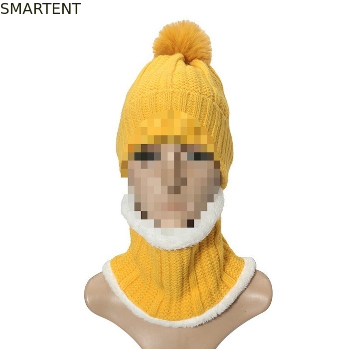 Outdoor Eco Friendly Rpet 2Pcs Set Kids Beanie Collar Calentador Apoyo de marca renovable Comercio justo personalizado proveedor
