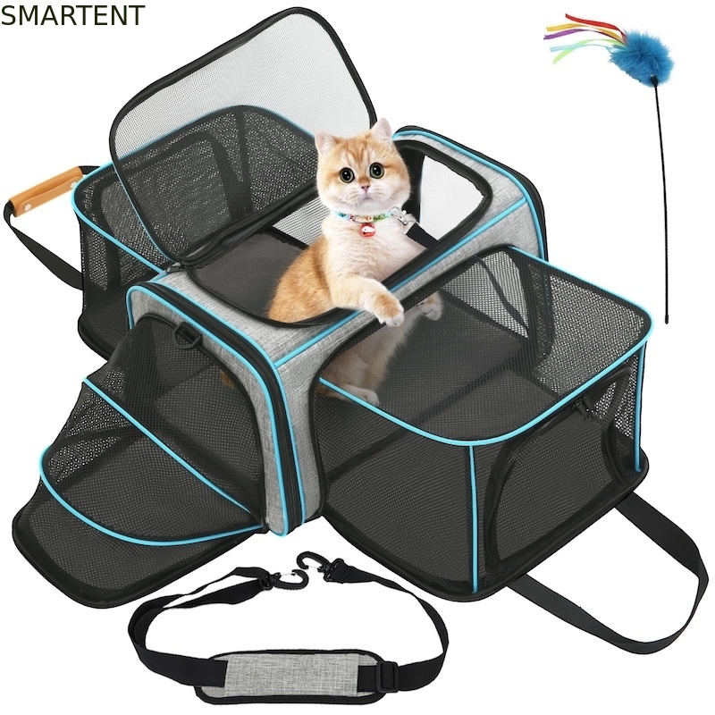 Bolsa para gatos de 20.2*12.5*12 pulgadas para salir, suministros para mascotas muy duraderos y bonitos, no tóxicos, duraderos y lavables. El paquete incluye 1 X Suministros para mascotas Rosa/Azul/Verde proveedor