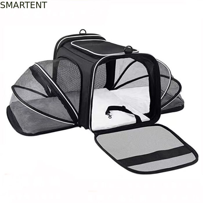 Dogs Cats and Rabbits Cute Pet Supplies Playful Style Chew Play Sleep Functions Gray Cationic Polyester Multi-Purpose Outdoor Travel Carry HandBag proveedor