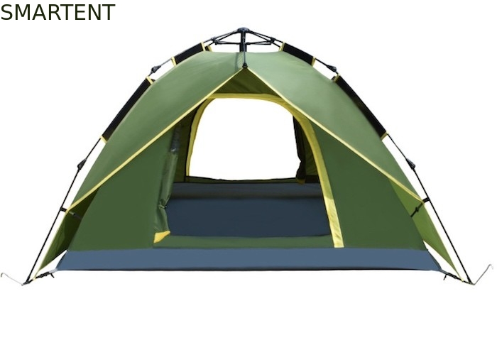 Tiendas de campaña al aire libre Diseño de moda multifuncional automático de fibra de vidrio confortable dosel protector solar e impermeable para 3-4 personas proveedor