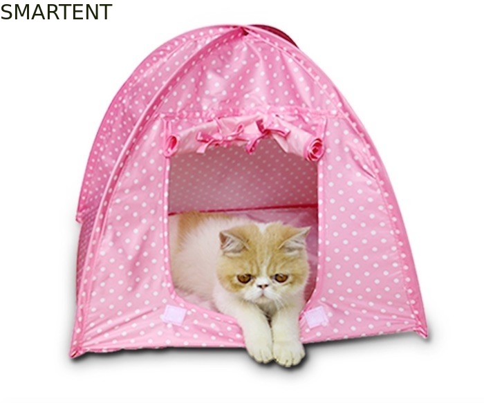 Prenda impermeable colorida ligera Cat Tent Cute Pet Supplies del poliéster los 43x43x41cm proveedor