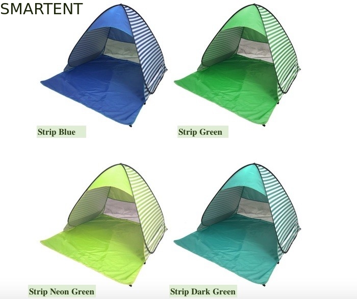 Tienda de campamento para festivales de 190T Revestida de plata poliéster resistente al sol Canopy pop up 165X200X130cm proveedor