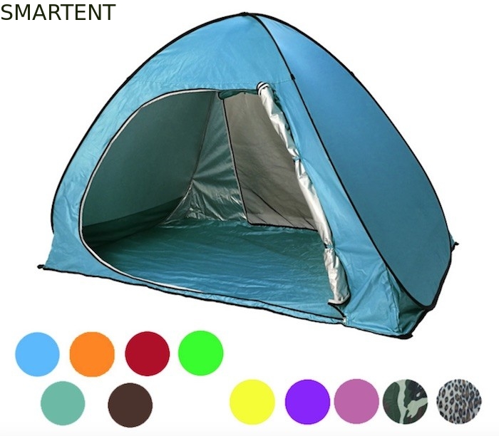 165*200*130cm Tienda de campamento al aire libre para 2 personas azul resistente al agua resistente a los rayos UV 190T refugio emergente proveedor